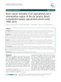 Brain cancer mortality in an agricultural and a metropolitan region of Rio de Janeiro, Brazil: A population-based, age-period-cohort study, 1996–2010