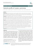 Genomic profile of ovarian carcinomas