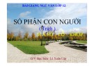 Bài giảng Ngữ văn 12: Số phận con người (M.A.Sô-lô-khốp)