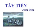 Bài giảng Ngữ văn 12: Tây Tiến (Quang Dũng)