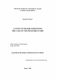 Master of Business administration thesis: A study on hypercompetition the case of VMS from 2005 to 2007