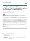 Sunitinib in combination with trastuzumab for the treatment of advanced breast cancer: Activity and safety results from a phase II study
