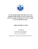 Tóm tắt luận văn Thạc sĩ Quản lý công: Các yếu tố ảnh hưởng đến sự hài lòng của người dân đối với dịch vụ hành chính công về lĩnh vực đất đai tại ủy ban nhân dân quận 8, thành phố Hồ Chí Minh