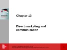 Lecture Advertising and promotion (2/e) – Chapter 13: Direct marketing and communication