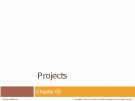 Lecture Operations and supply chain management: The Core (3/e) – Chapter 5: Projects