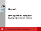 Lecture Advertising and promotion (2/e) – Chapter 5: Starting with the consumer