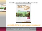 Lecture Fundamentals of business law (4th): Chapter 22 - Margaret L. Barron, Richard J.A. Fletcher