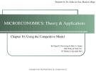Lecture Microeconomics: Theory and applications (12/e): Chapter 10 - Browning, Zupan