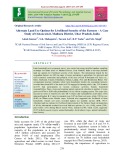 Alternate land use options for livelihood security of the farmers - A case study of Chhata tehsil, Mathura district, Uttar Pradesh, India