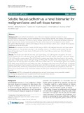 Soluble Neural-cadherin as a novel biomarker for malignant bone and soft tissue tumors
