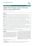 Quality of life of Bahraini women with breast cancer: A cross sectional study