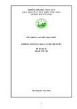 Đề cương chi tiết học phần: Phương pháp đào tạo cán bộ tập huấn