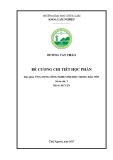 Đề cương chi tiết học phần: Ứng dụng công nghệ sinh học trong bảo tồn