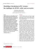 Modelling of insulation in DC systems: The challenges for HVDC cables and accessories