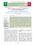 Coefficient of discharge and energy loss attained over a sharp crested rectangular weir