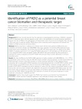 Identification of PADI2 as a potential breast cancer biomarker and therapeutic target