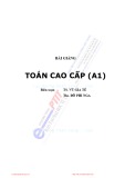 Bài giảng Toán cao cấp (A1) – TS. Vũ Gia Tê