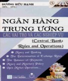 Ngân hàng Trung ương - Các vai trò và các nghiệp vụ: Phần 2