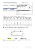 Đáp án đề thi cuối học kỳ I năm học 2017-2018 môn Kỹ thuật điện - Điện tử (Mã đề 3C) - ĐH Sư phạm Kỹ thuật