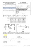 Đáp án đề thi cuối học kỳ II năm học 2018-2019 môn Kỹ thuật điện - Điện tử (Đề 1D) - ĐH Sư phạm Kỹ thuật