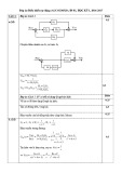 Đáp án đề thi học kỳ I năm học 2016-2017 môn Điều khiển tự động - ĐH Sư phạm Kỹ thuật