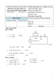 Đáp án đề thi cuối học kỳ II năm học 2019-2020 môn Kỹ thuật điện - Điện tử - ĐH Sư phạm Kỹ thuật