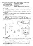 Đề thi cuối học kỳ I năm học 2017-2018 môn Nguyên lý - Chi tiết máy - ĐH Sư phạm Kỹ thuật
