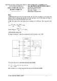 Đáp án đề thi học kỳ II năm học 2018-2019 môn Hệ thống truyền động Servo - ĐH Sư phạm Kỹ thuật