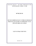 Luận văn Thạc sĩ Kế toán: Kế toán chi phí sản xuất và tính giá thành sản phẩm xây lắp tại Công ty cổ phần đầu tư xây dựng bất động sản Lanmak