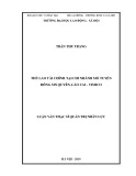 Luận văn Thạc sĩ Quản trị nhân lực: Thù lao tài chính tại Chi nhánh Mỏ tuyển đồng Sin Quyền, Lào Cai - Vimico