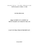 Luận văn Thạc sĩ Quản trị nhân lực: Tạo động lực lao động tại trung tâm quốc gia về dịch vụ việc làm