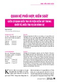 Quan hệ phối hợp, kiểm soát giữa cơ quan điều tra và viện kiểm sát trong khởi tố, điều tra vụ án hình sự