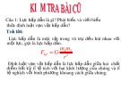 Bài giảng Vật lí 10 - Bài 12: Lực đàn hồi của lò xo định luật Húc