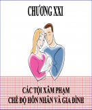 Bài giảng Các tội xâm phạm chế độ hôn nhân và gia đình