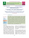 Studies on correlation and path coefficient analyses in Brinjal (Solanum melongena L.)