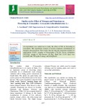 Studies on the effect of nitrogen and potassium on flowering in Crossandra (Crossandra infundibuluformis L.)