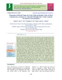 Estimation of hybrid vigour for fruit yield and quality traits of okra [Abelmoschus esculentus (L.) Moench] through line x tester analysis carried over environments