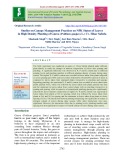 Studies on canopy management practices on NPK status of leaves in high density planting of guava (Psidium guajava L.) Cv. Hisar Safeda