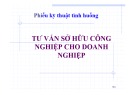 Bài giảng Một số vấn đề về tư vấn pháp luật - Tư vấn sở hữu công nghiệp cho doanh nghiệp