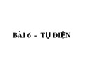 Bài giảng Vật lí 11 - Bài 6: Tụ điện