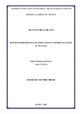 Summary of Phd thesis: Business performance of joint-stock commercial banks in Vietnam