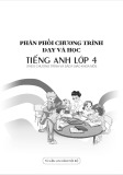 Phân phối chương trình dạy và học Tiếng Anh lớp 4 (Theo chương trình và sách giáo khoa mới)