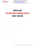 Tổng hợp 170 bài mẫu Writing Task 2 theo chủ đề