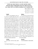 Giảng dạy học phần Luật Môi trường bằng phương pháp tình huống đáp ứng chuẩn đầu ra, qua thực tiễn tại trường Đại học Luật, Đại học Huế