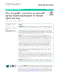 Diversity-guided Lamarckian random drift particle swarm optimization for flexible ligand docking