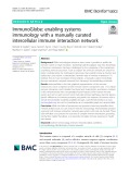 ImmunoGlobe: Enabling systems immunology with a manually curated intercellular immune interaction network