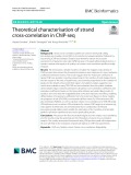 Theoretical characterisation of strand cross-correlation in ChIP-seq