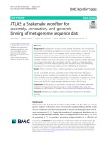 ATLAS: A Snakemake workflow for assembly, annotation, and genomic binning of metagenome sequence data