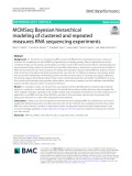 MCMSeq: Bayesian hierarchical modeling of clustered and repeated measures RNA sequencing experiments