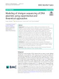 Modeling of shotgun sequencing of DNA plasmids using experimental and theoretical approaches